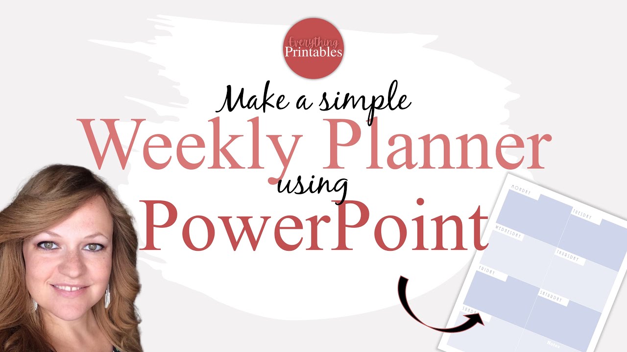 Make a Simple Weekly Planner with PowerPoint