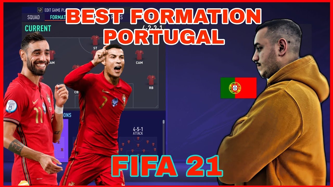 PORTUGAL - BEST FORMATION, CUSTOM TACTICS & PLAYER INSTRUCTIONS! FIFA 21