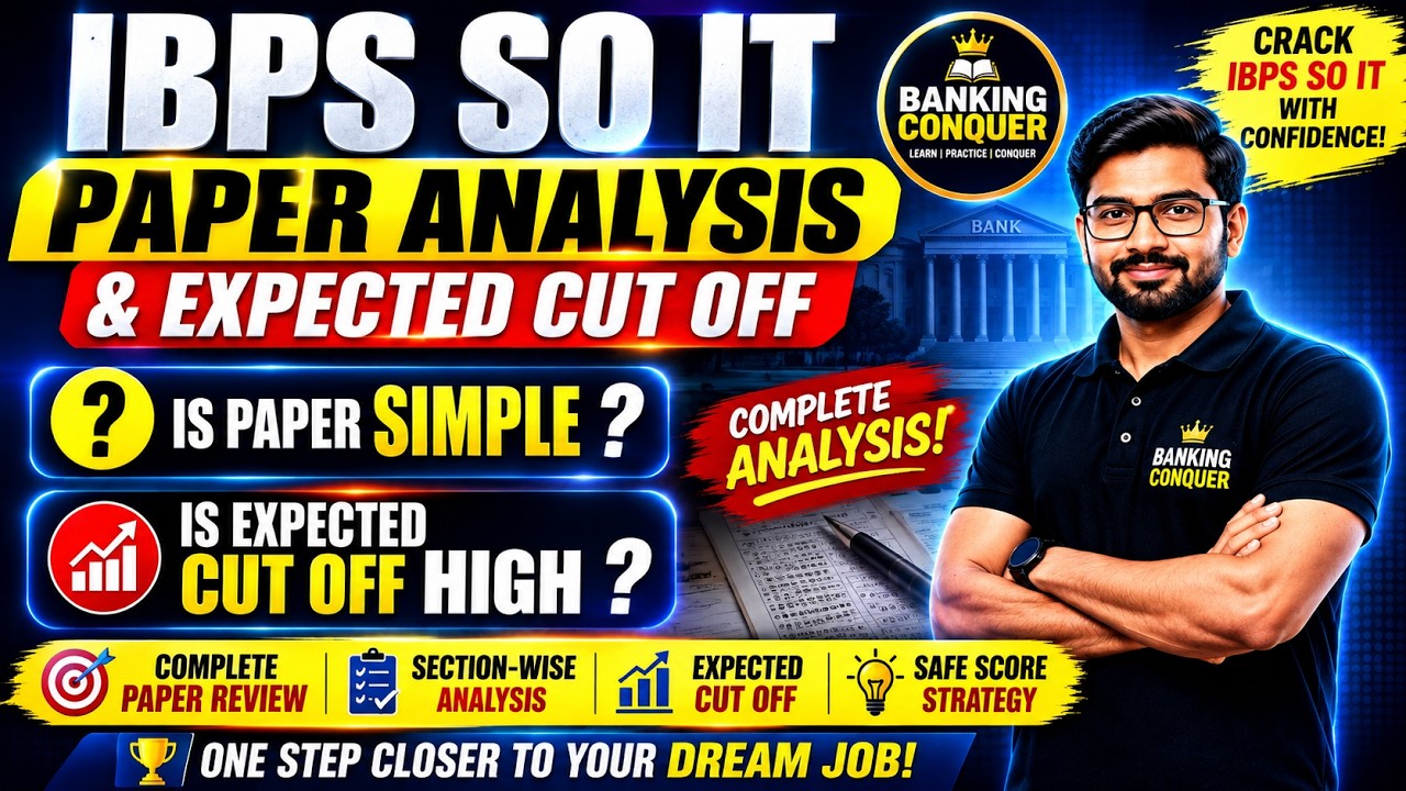 IBPS SO IT Exam Analysis 2026 🔥 | Paper Easy or Tough? | Expected Cut Off