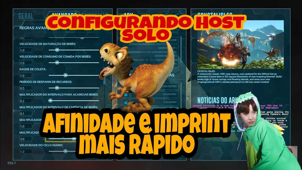 Ark Survival Evolved- Como aumentar a afinidade dos dinos no jogo solo! PS4 Pro Pt[br]