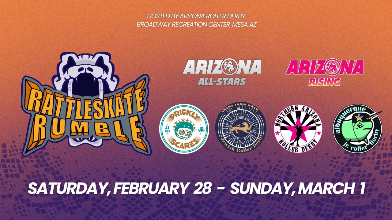 Rattlesnake Rumble 2026 - Game 3 AZRD Rising vs Jewish Roller Derby
