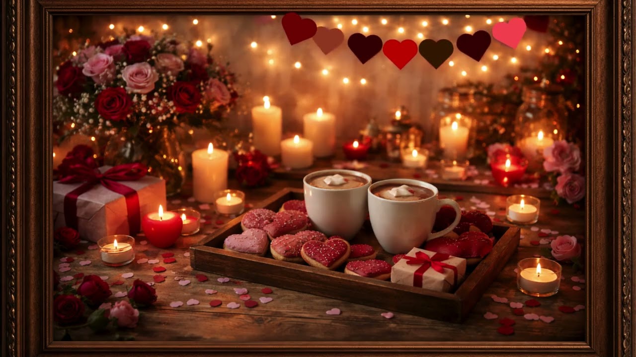 Classy and Lovely Hearts 💖 TV Frame | Wallpaper Art | screensaver