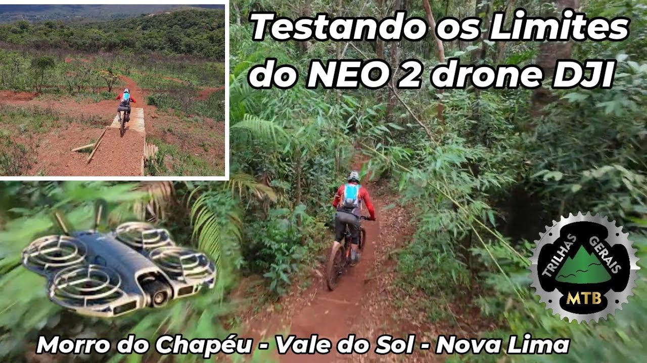 Testando os limites do Neo 2 (drone) na Favo de Mel e Matinha. Rolê de  Bike 