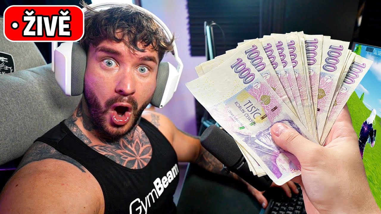 Překvapil Jsem MGFitmana Živě Na Streamu S...
