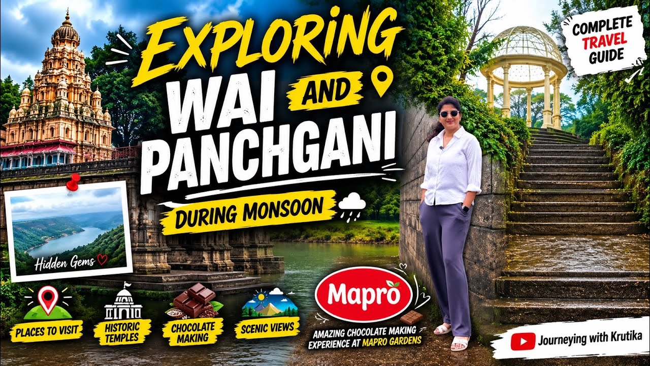 Exploring Wai & Panchgani 🌿 | Places to visit, Things to do & Travel Guide | Maharashtra Travel Vlog