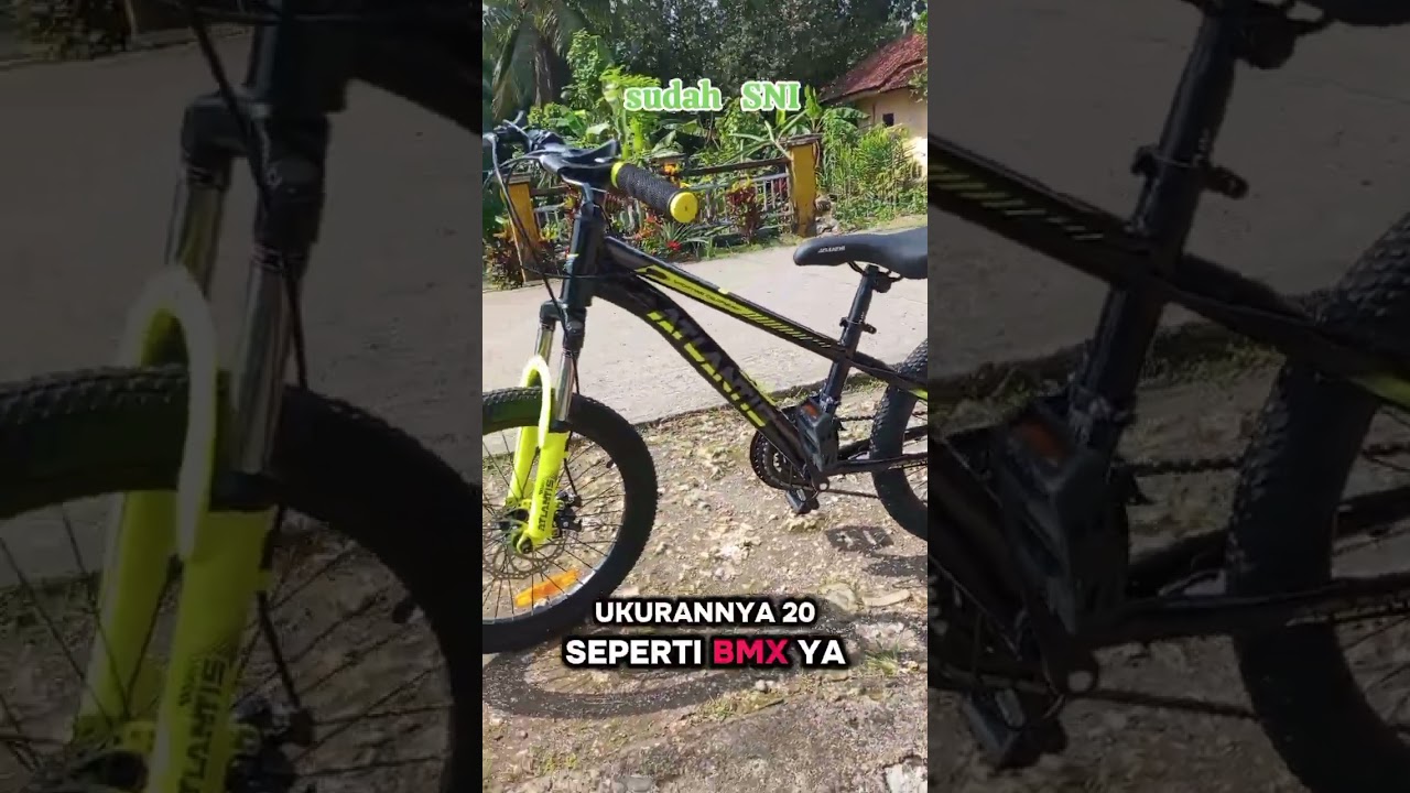 sepeda anak cocok barang bagus kuat sudah SNI ukuran 20 atlantis