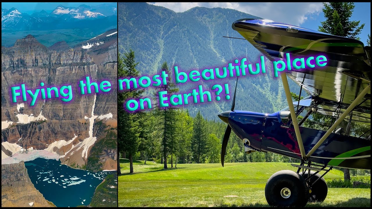 See GLACIER Park unlike before! | Ryan Field - We FLY Montana! (Backcountry Bushplane Adventure ep2)