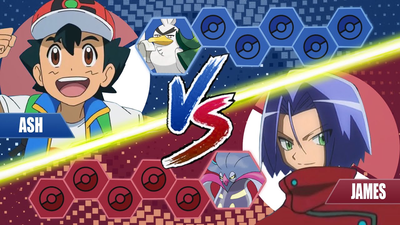 Pokemon Battle Alternate World: Ash Vs Champion James (Former Team Rocket)