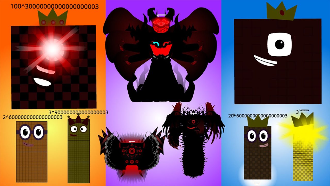 Numberblocks Band ReTrillion Remastered (1.Fem -  1at) vs Uncannyblocks Band Different Units