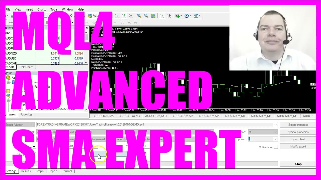 MQL4 TUTORIAL - ADVANCED SMA EXPERT ADVISOR