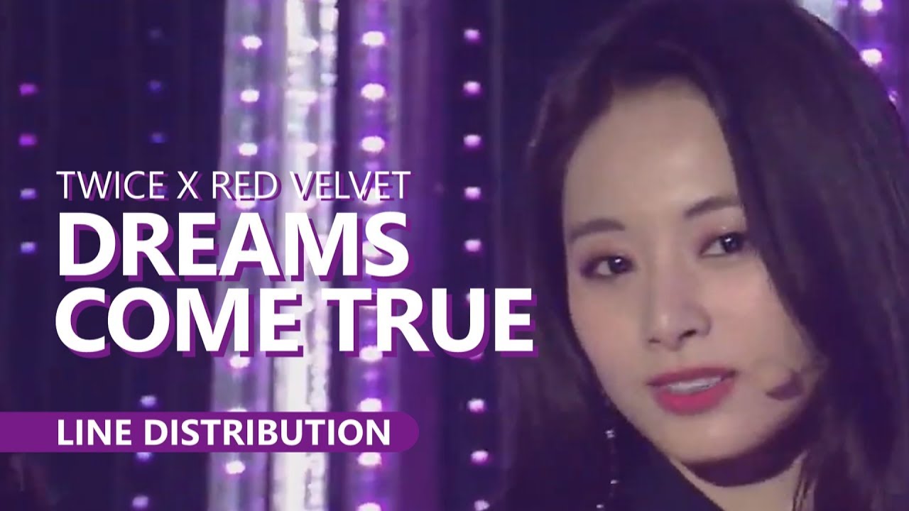 TWICE X RED VELVET - DREAMS COME TRUE | Line Distribution