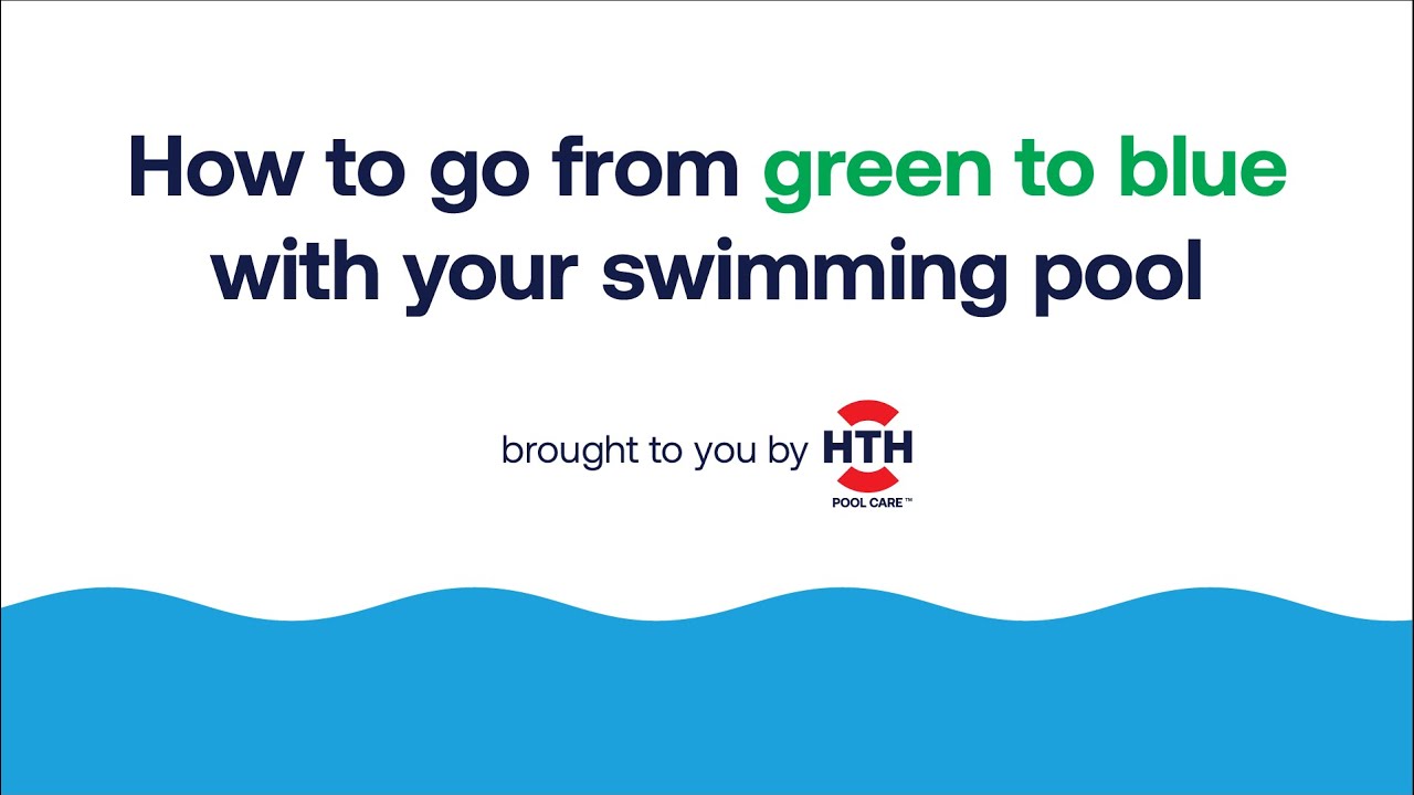 Go from Green to Blue pool water | How to clear up algae fast