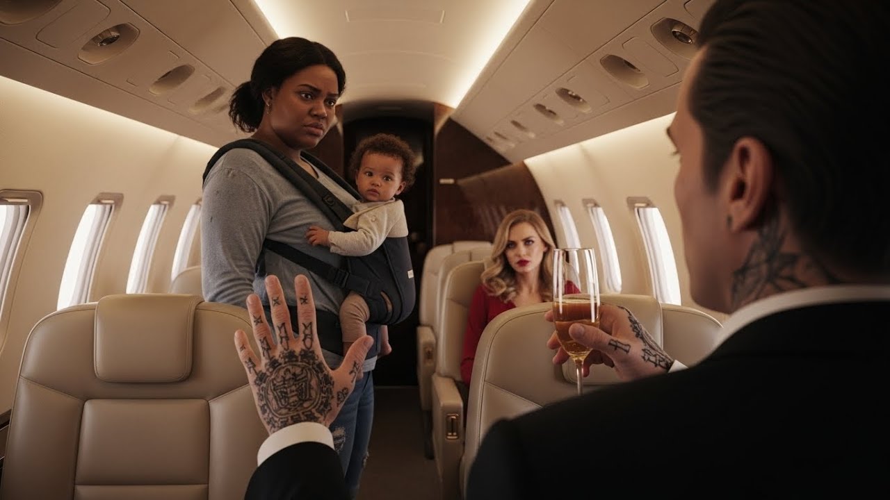 Mafia Boss On Private Jet With Fiancée- Until He Sees His Black Ex-Wife Boarding With Their Daughter