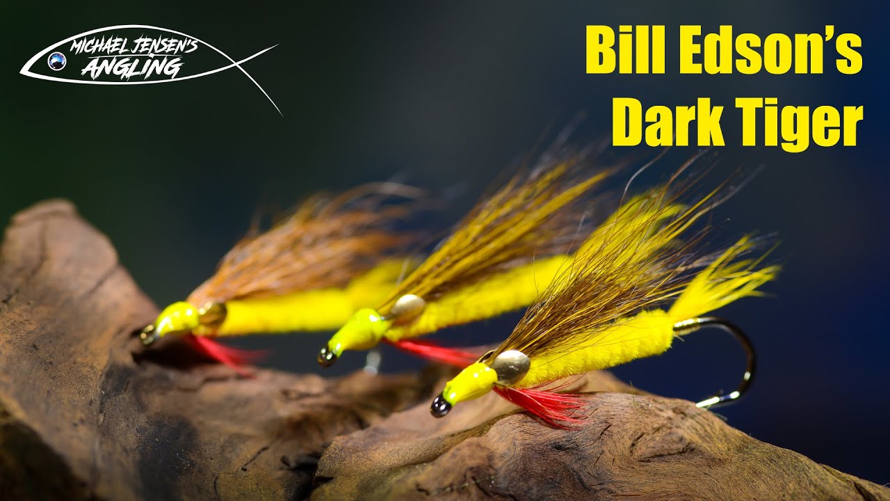 Bill Edson's Dark Tiger - Classic trout streamer fly tying tutorial