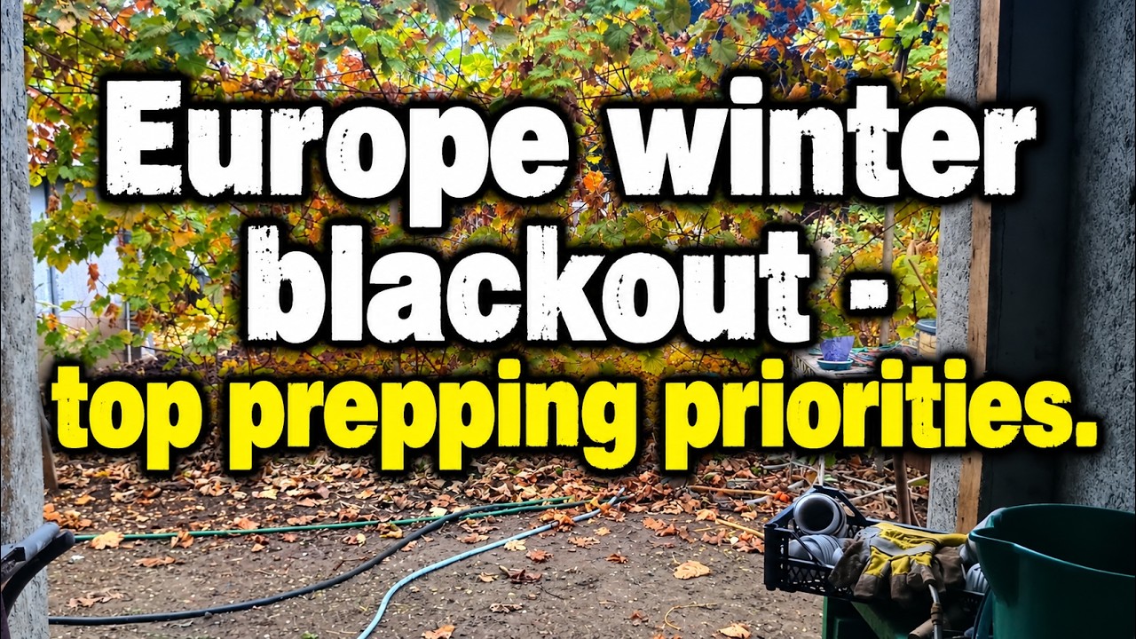 Preparing for a winter blackout in Europe &ndash; these are my top priorities