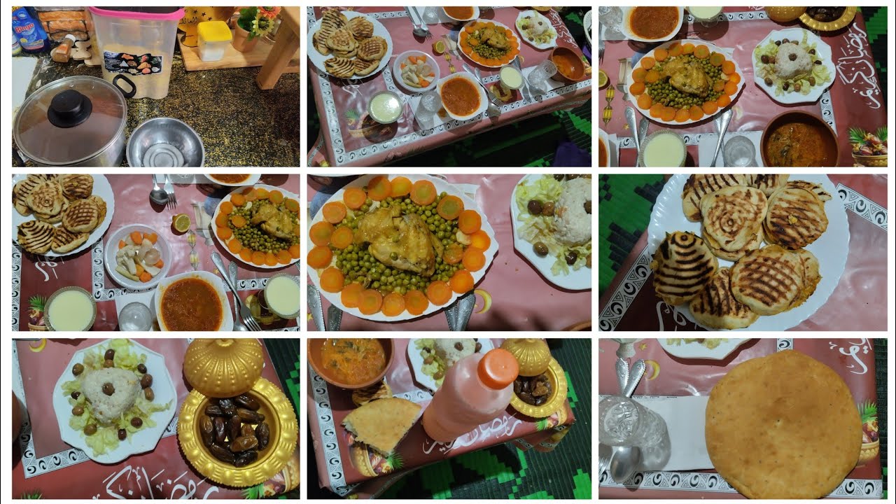 (05)طاولة رمضان الكريم #اسهل وأبن حشوة وعجينة مملحة فوق الطاجين #من ايادي سوسو مستغانمية#🇩🇿🇩🇿🇩🇿🇩🇿🇩🇿