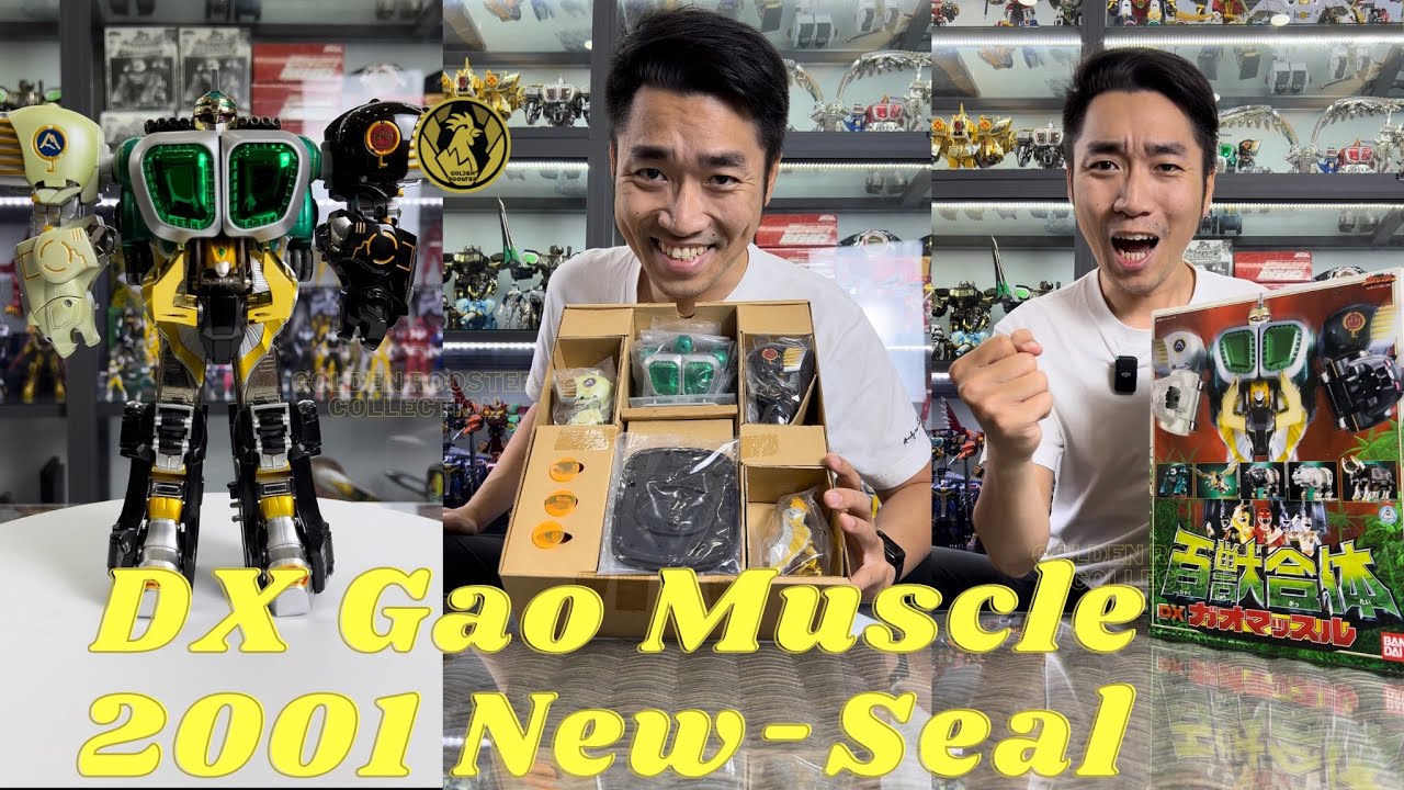 Unbox DX Gao Muscle New - Bandai 2001 Gaoranger - PR Wild Force Zord #powerrangers #sieunhan #bandai