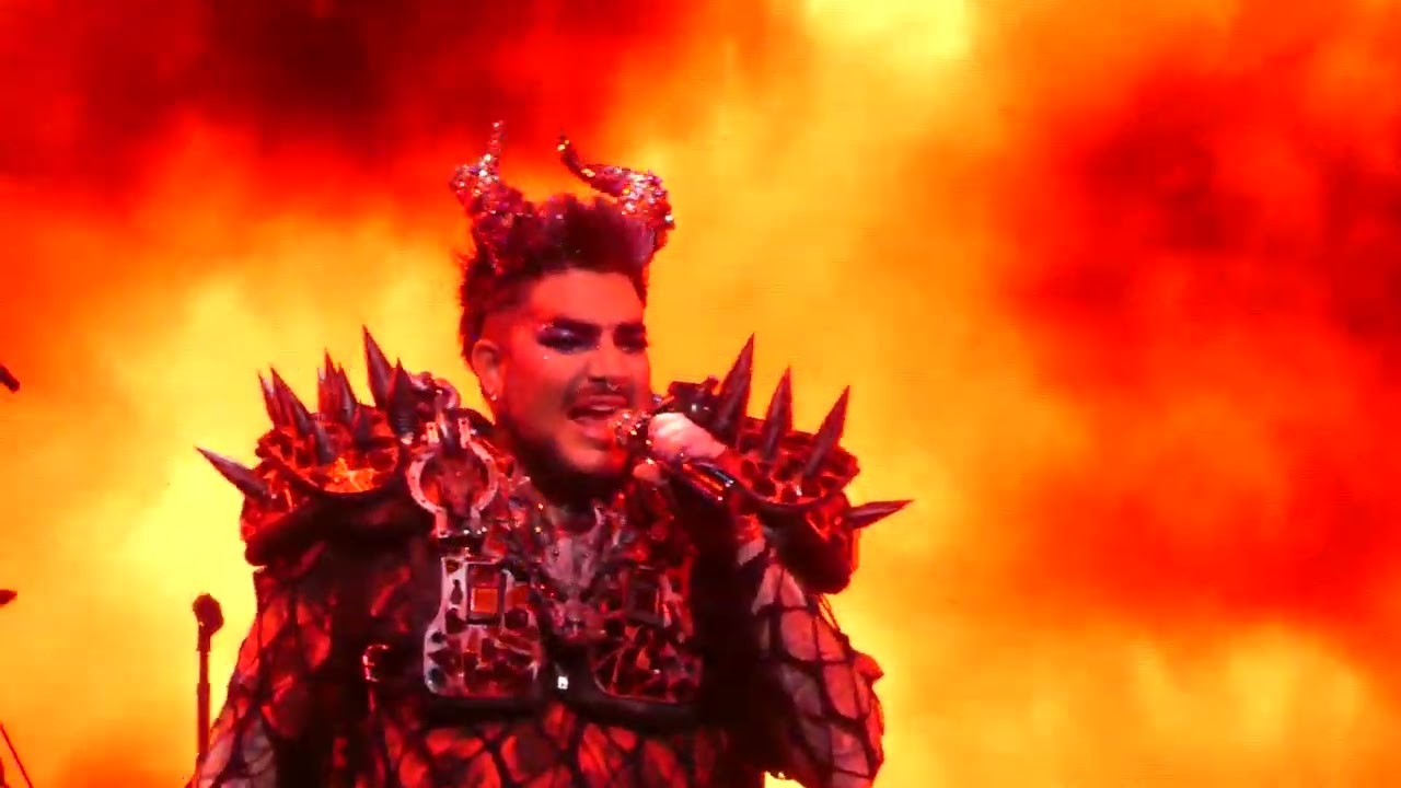Adam Lambert Witch Hunt Enter Sandman & Wicked Game Vegas3 HD 10-29-2022