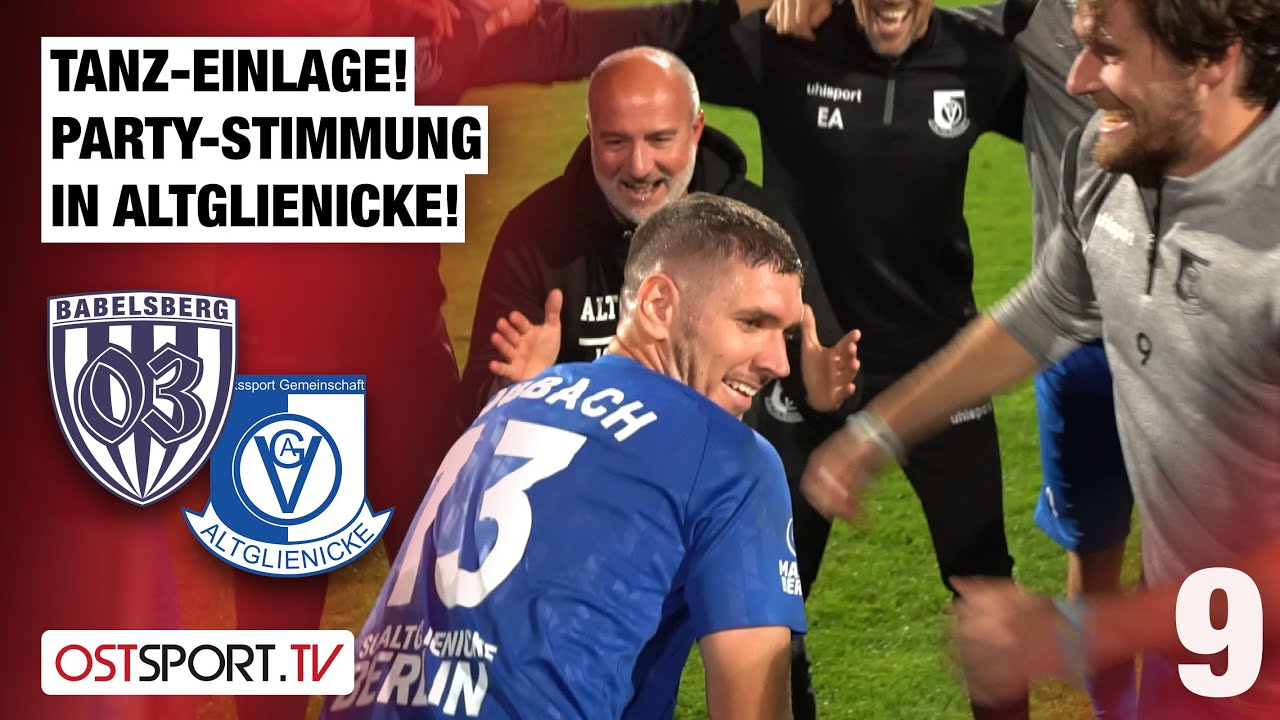 DANCE PERFORMANCE! Party atmosphere at Altglienicke: Babelsberg - VSG | Regionalliga Nordost