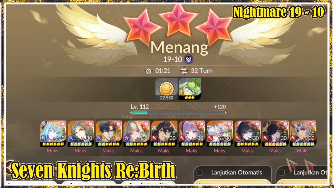 19 - 10 Nightmare Adventure - Full Star | Seven Knights ReBirth
