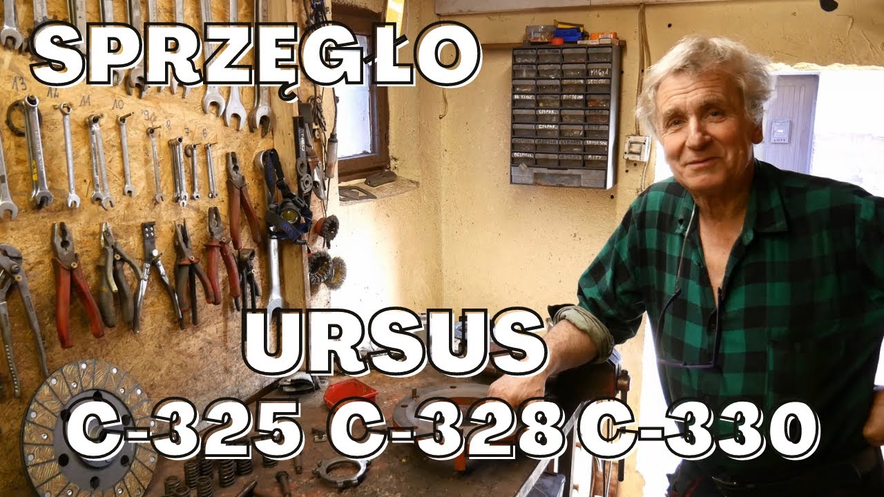 Sprzęgło URSUS C-325 C-328 C-330 stary typ | na 3 ŁAPKI | Poradnik warsztatowy