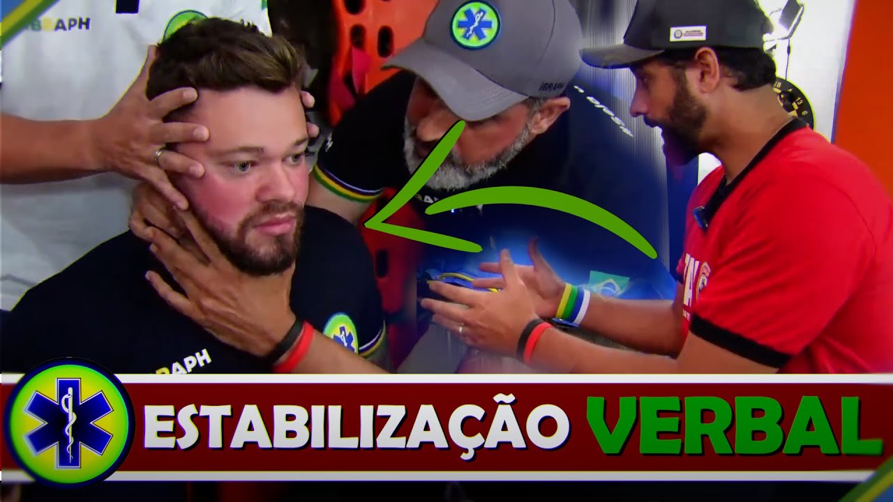 Estabilização CERVICAL, VERBAL & MANUAL | Técnica de Restrição de Movimentos da Coluna (RMC)