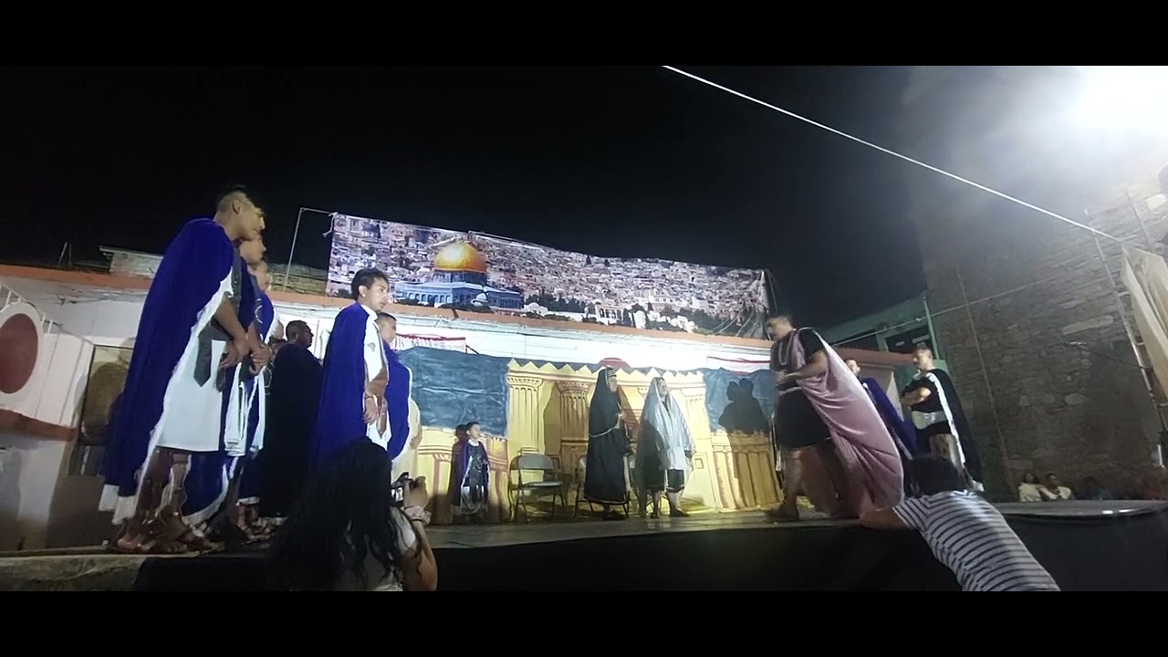 Semana Santa San Miguel Chalma 2023 - Judas traiciona a Jesús
