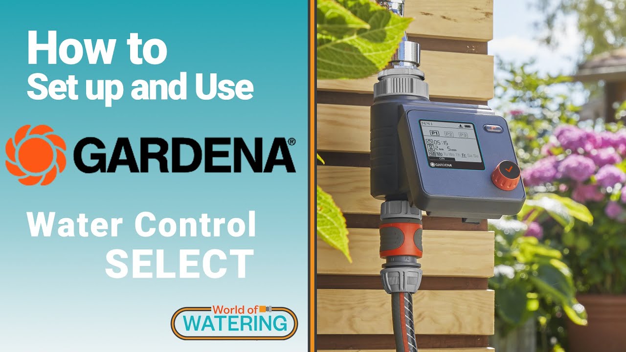 How to Set up a Gardena Water Control Select