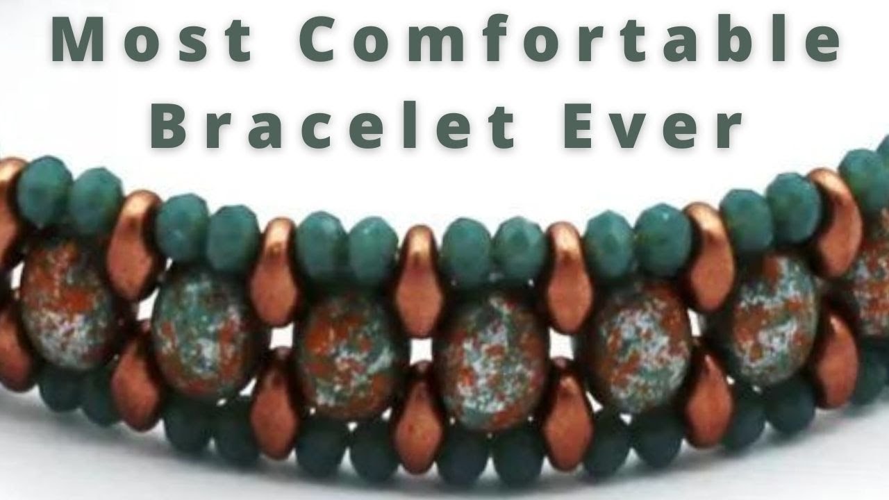 Elastic Bracelet with Par Puca Samos Beads DIY Tutorial