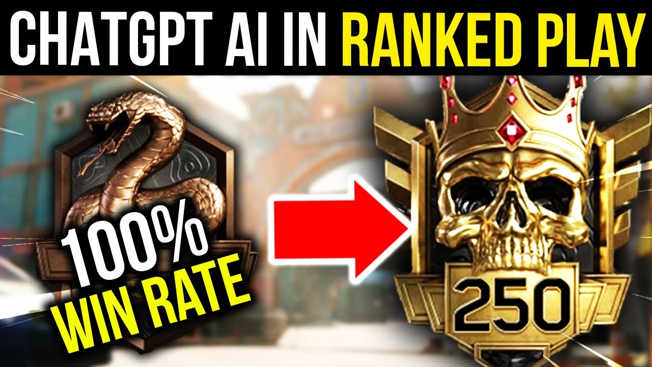 I Used AI To Win EVERY GAME in RANKED PLAY - MWII (ChatGPT)