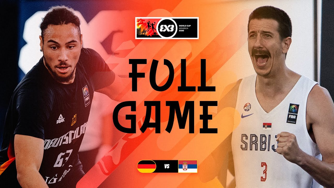 Germany 🇩🇪 v Serbia 🇷🇸 | Men | Full 3rd Place Game | FIBA 3x3 World Cup 2025 | 3x3 Basketball