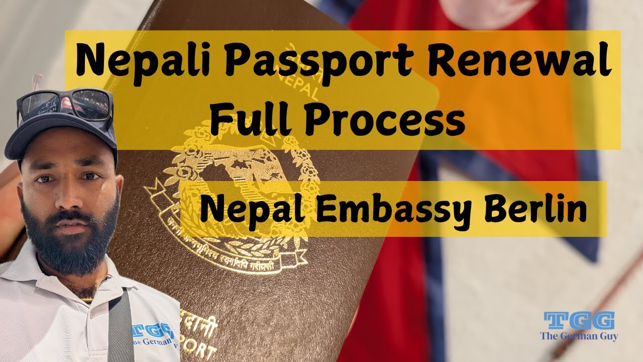 Nepali Passport Renewal from Nepal Embassy Berlin, Germany.