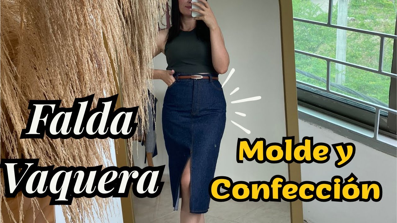 aprende a CONFECCIONAR una FALDA VAQUERA desde cero!
