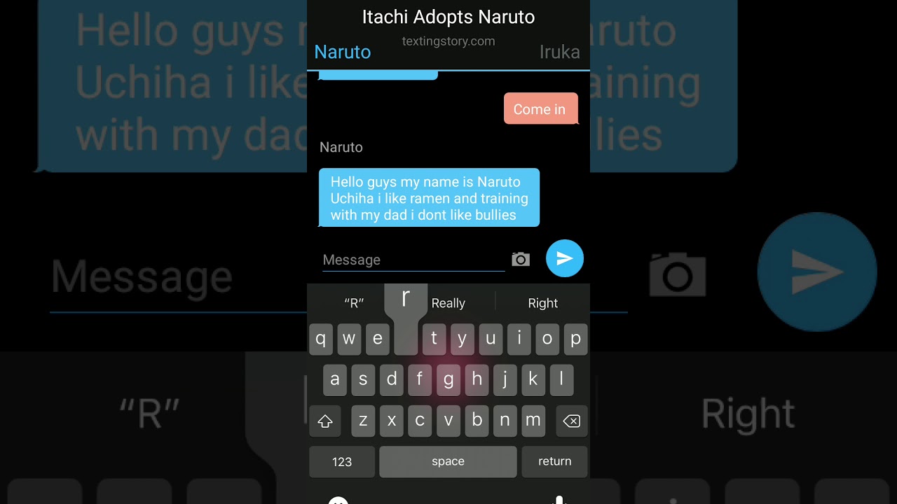 Naruto gets adopted by Itachi part 2 | Naruto Texting Stories