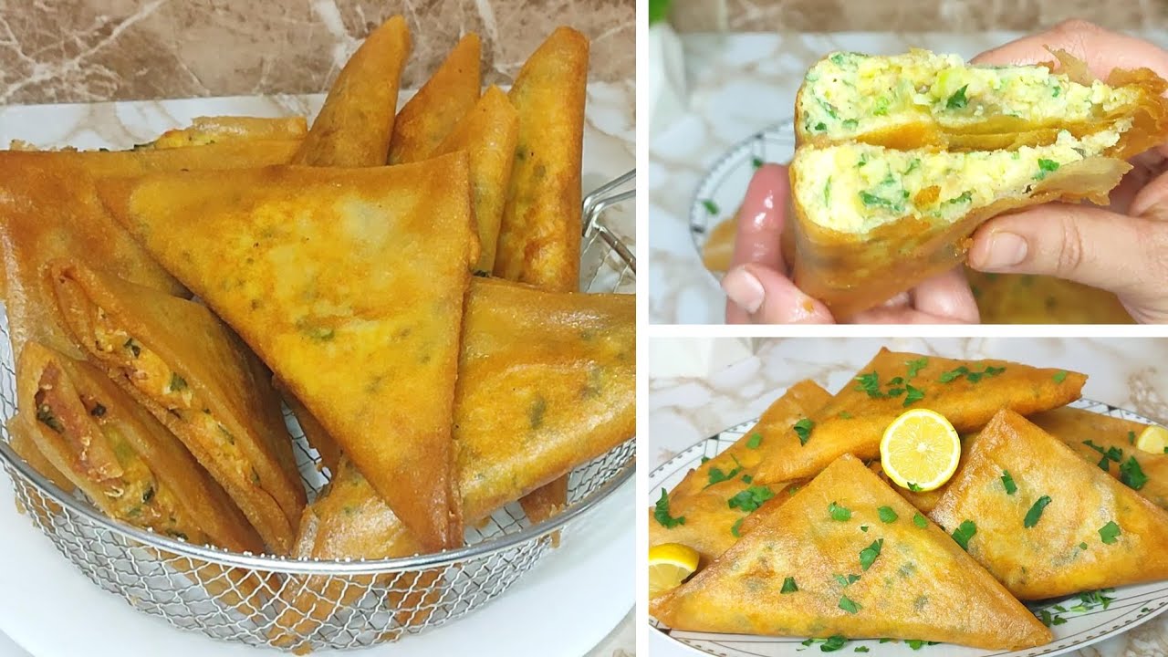 Тунисский брик с картофелем, простой и вкусный рецепт
