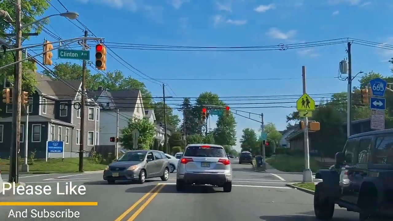 Maplewood NJ: A Spring Day 2025. #new #driving #video #nj #neighborhood #scenery #like #subscribe