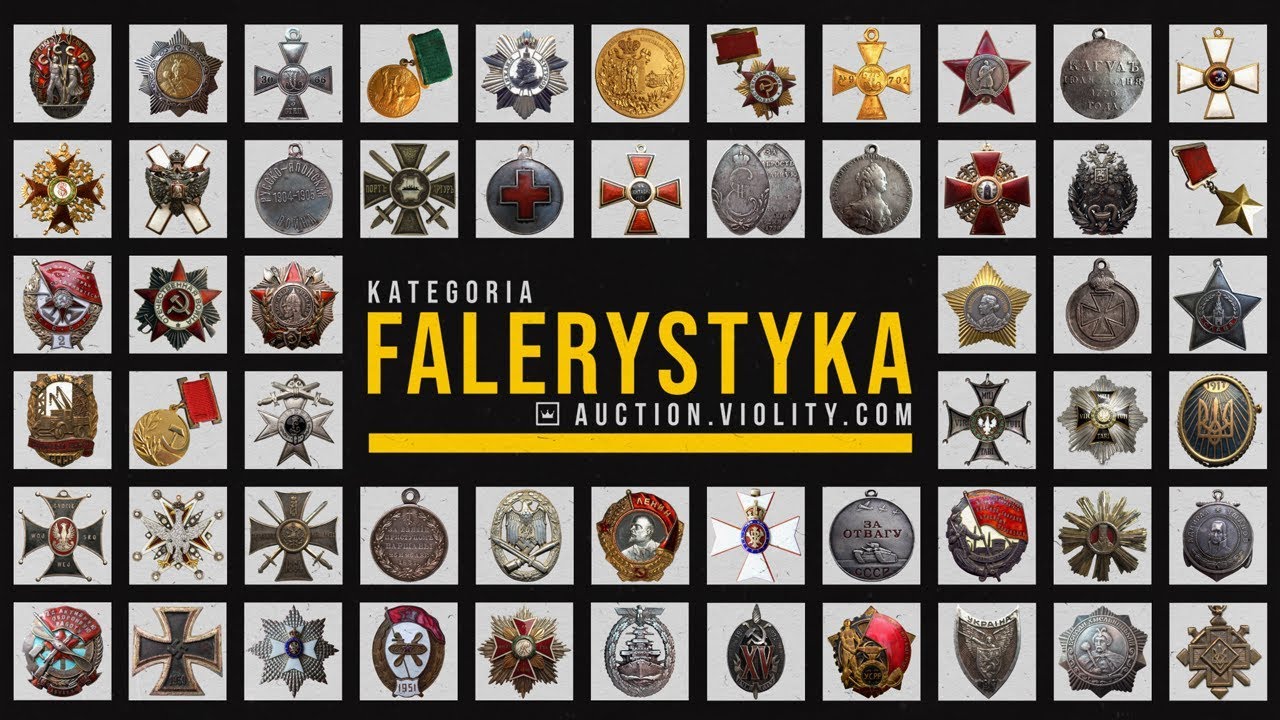 «Falerystyka» na Violity: odznaczenia i ordery. Aukcja Violity 0+