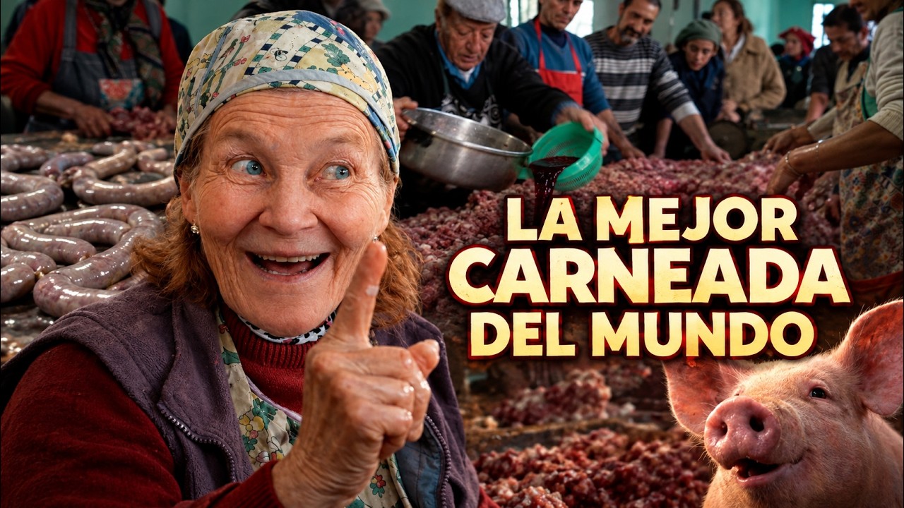 🐷LA MEJOR CARNEADA DEL MUNDO🐖 La Receta🥓Película de DNI documentales