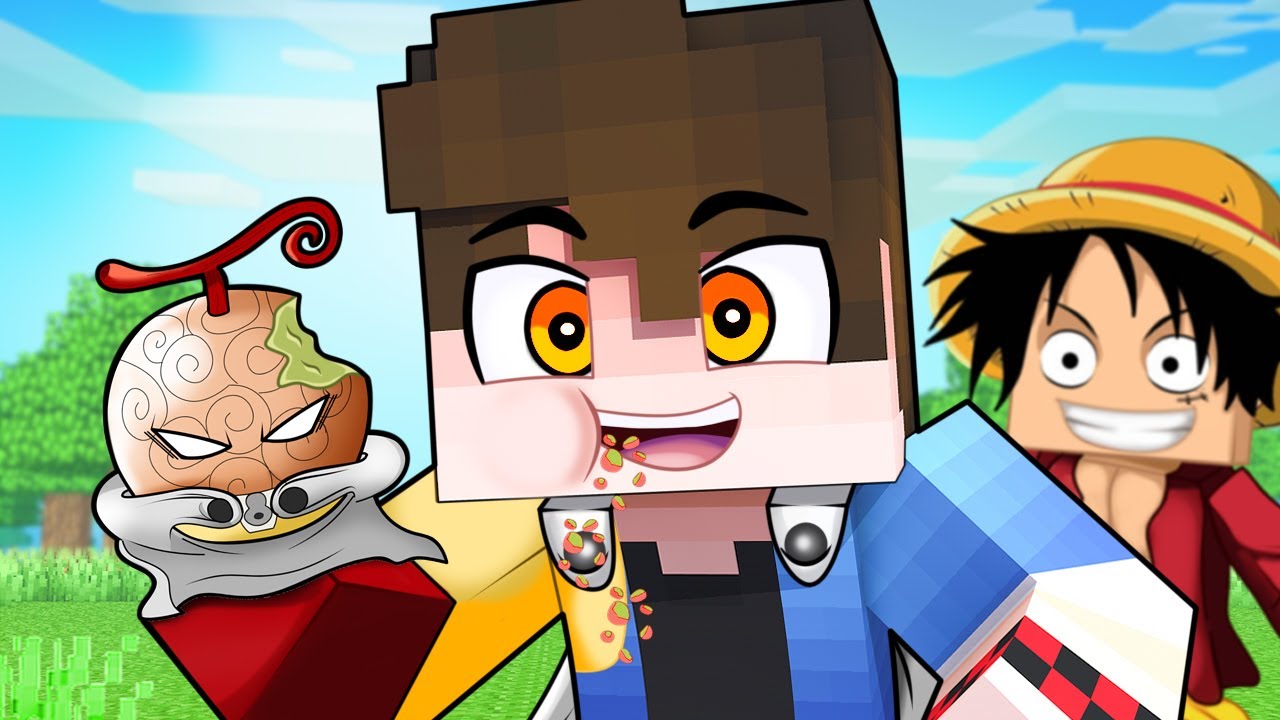 A FRUTA do SAITAMA no ONE PIECE MINECRAFT