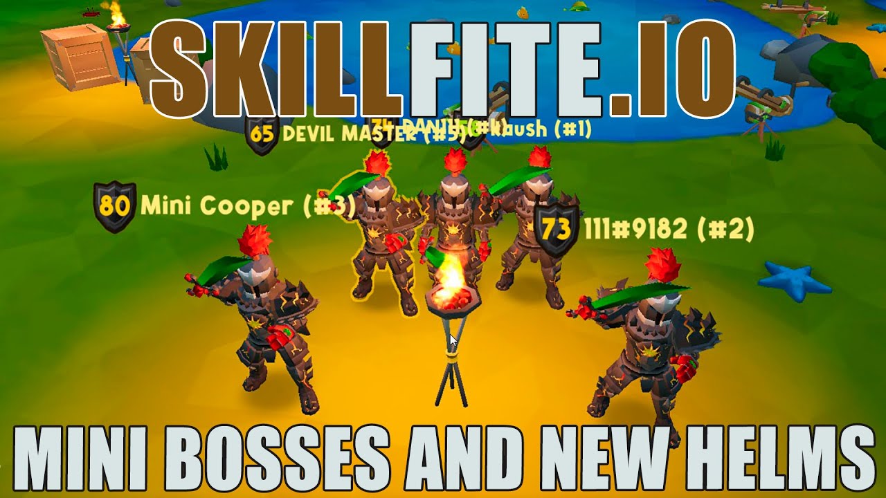 Skillfite.io: mini bosses and new helms
