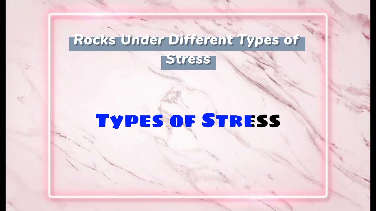 EARTH& SCIENCE11 | ROCKS UNDER DIFFERENT TYPES OF STRESS | ACTIVITY 3.1: TYPE OF STRESS