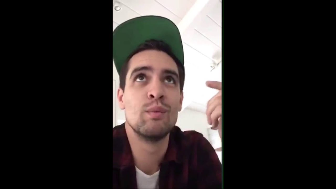 Brendon impersonating Dallon