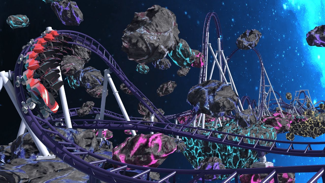 Cosmic - NoLimits 2 - Interstellar Intamin LSM Triple Launch Coaster