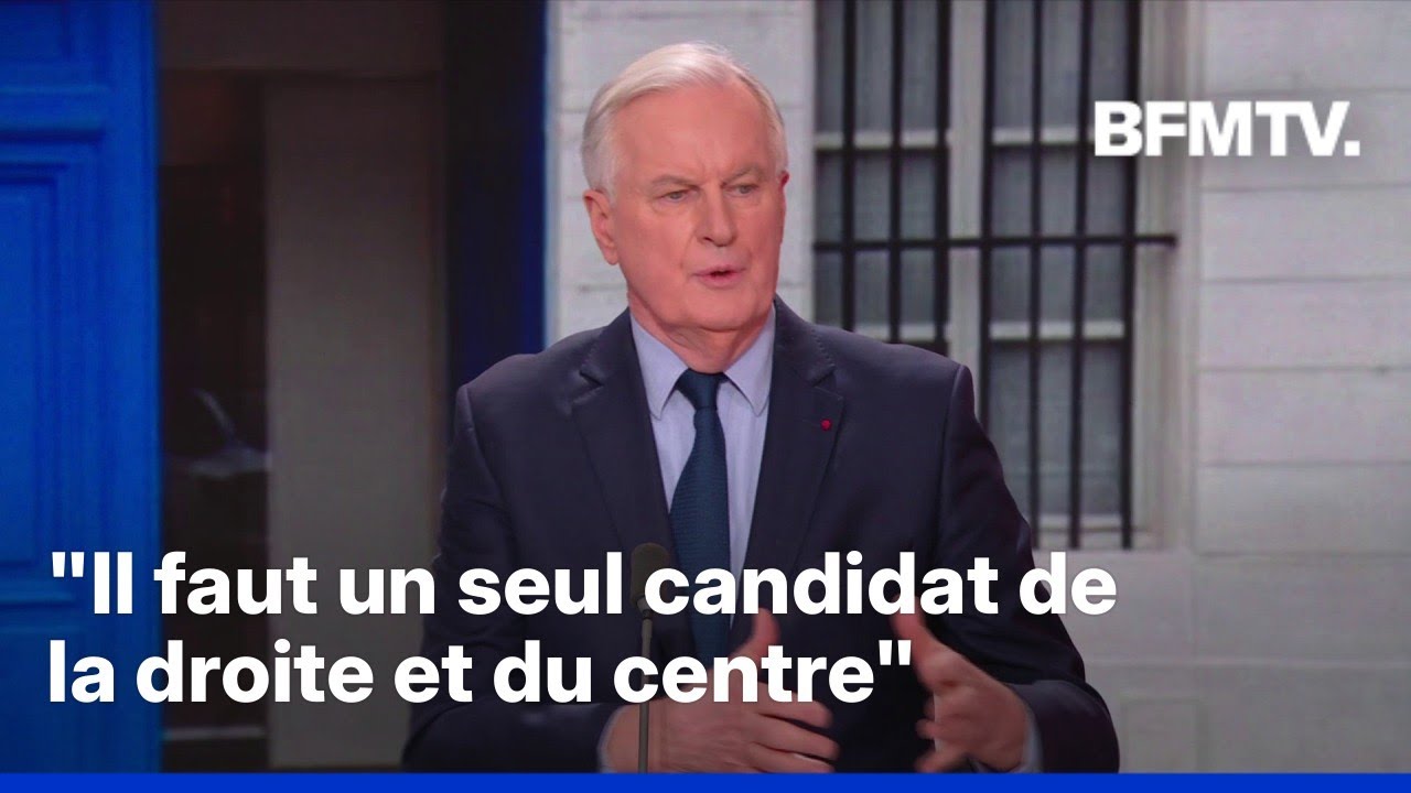 Les R&eacute;publicains, pr&eacute;sidentielle... L'interview en int&eacute;gralit&eacute; de Michel Barnier