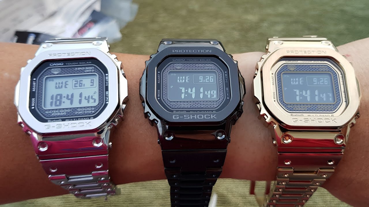 LIOW VIDEO: New CASIO G-Shock GMW-B5000GD 卡西欧35周年钢表