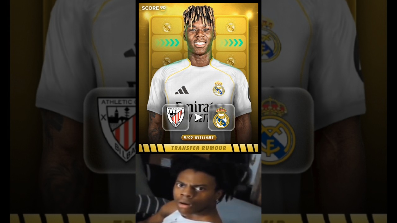 🚨 Real Madrid Transfer Rumors 2025 😱🤔 #realmadrid #nicowilliams #enzo #rodrygo #transfer #football