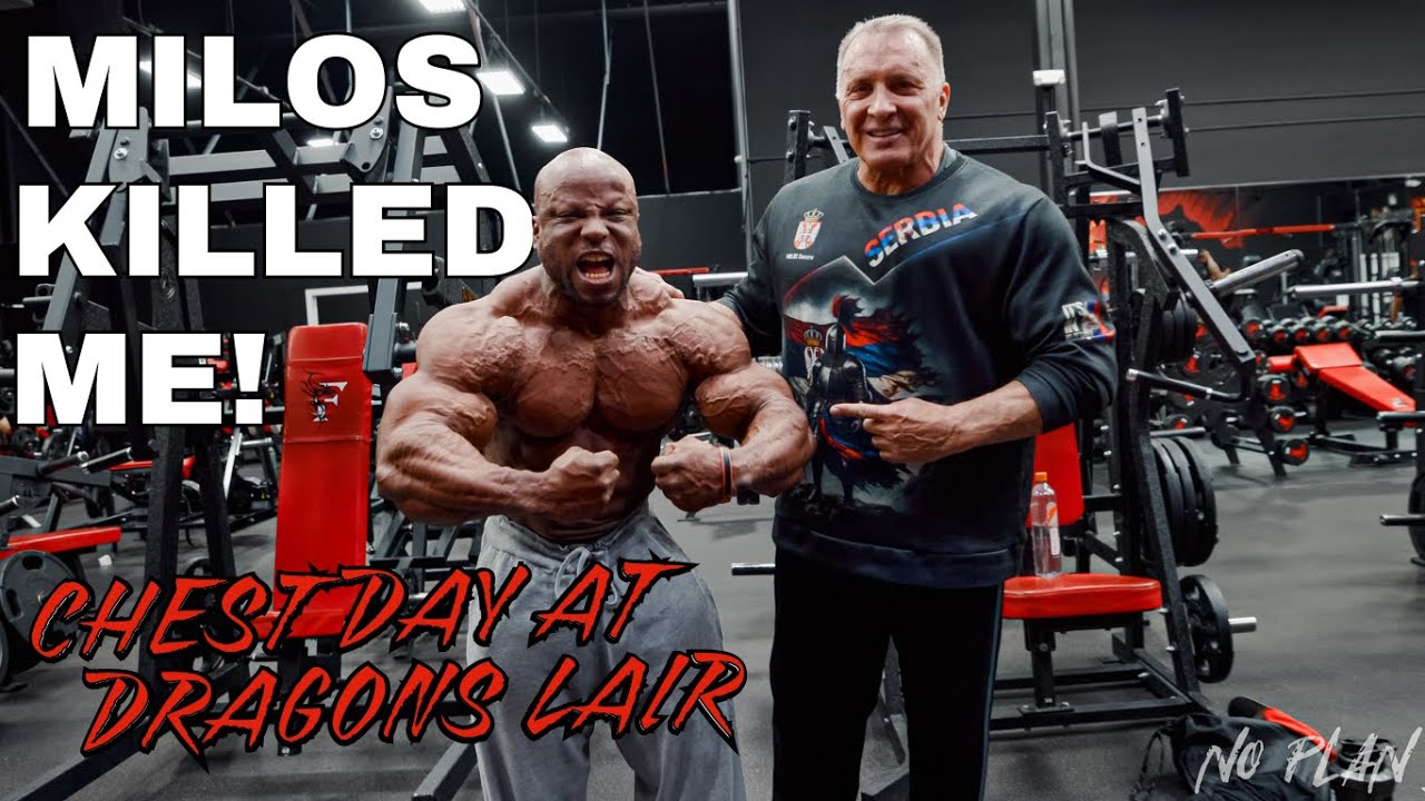 CHEST DAY w/Milos Sarcev | Shaun Clarida