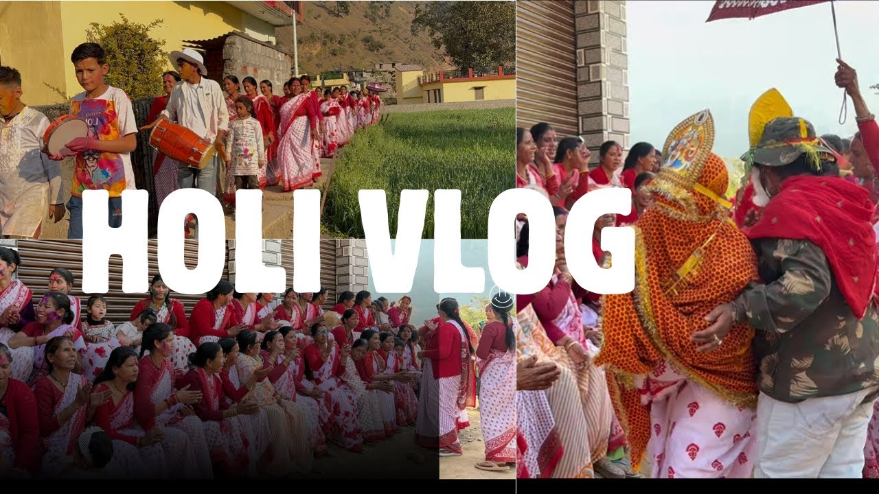 Holi days in kumaun❤️🌷