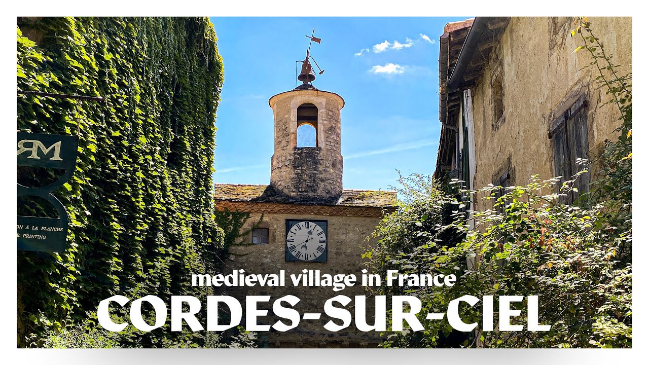 Cordes-sur-Ciel, France | medieval village & countryside walk