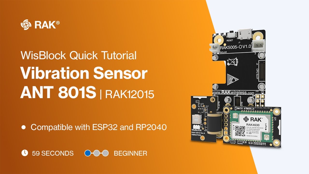 Vibration Sensor ANT 801S Work with Arduino IDE | RAK12015